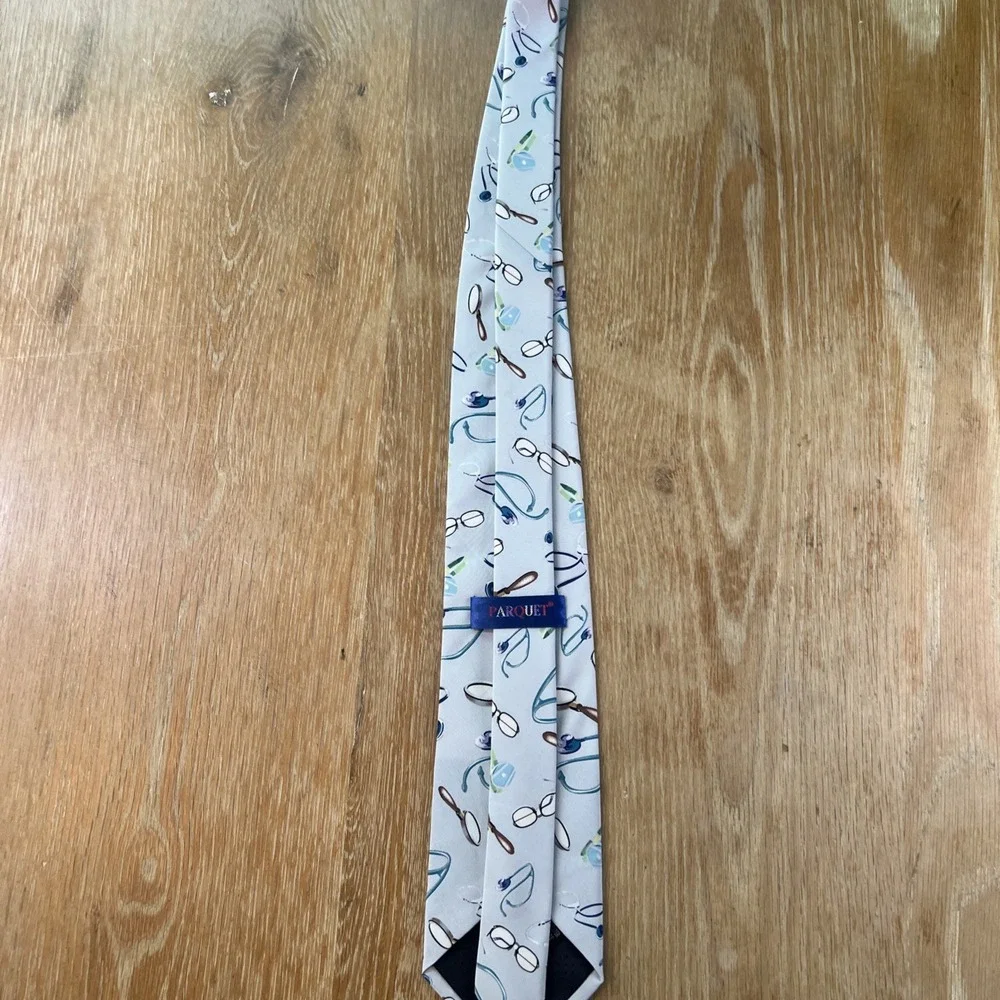 Parquet Doctor Neck Tie‎ Stethoscope Hospital Dr 3.75